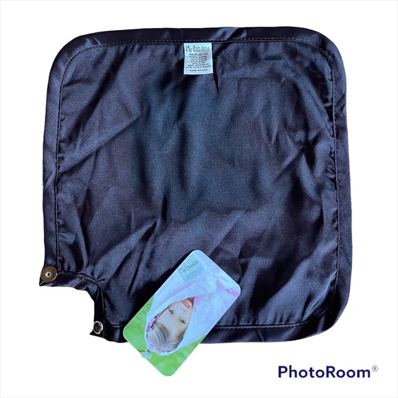 Organic Binkie Blanket or Fabric Pacifier Holder with Turtles by My Blankee - Picture 3 of 5